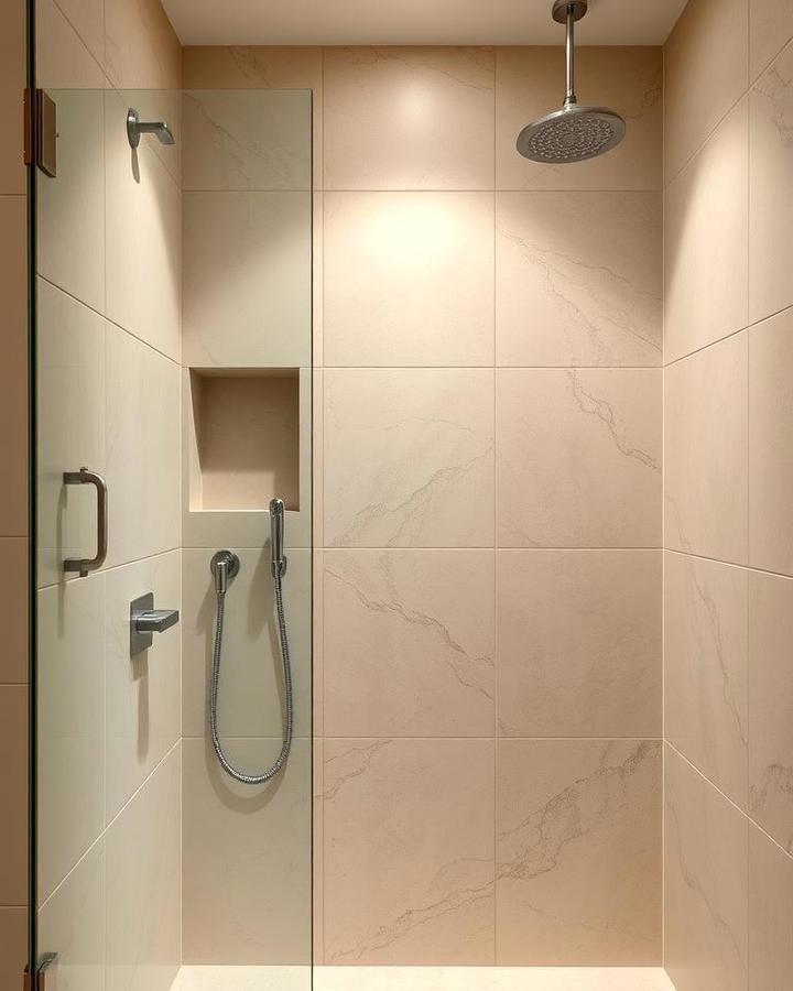 Limestone Shower Walls