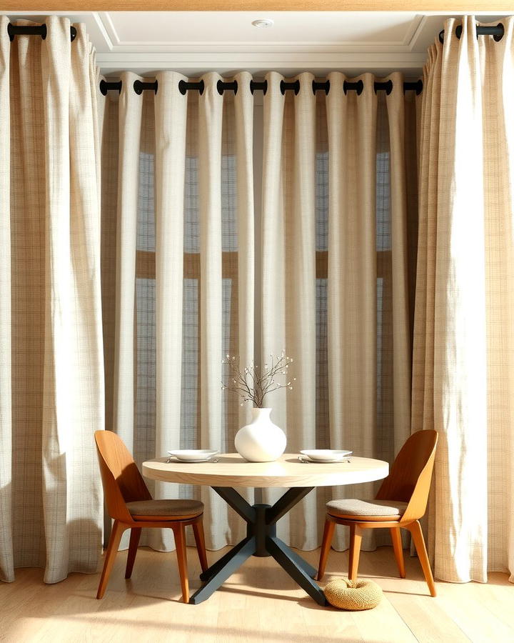 Linen Curtains for a Casual Elegance