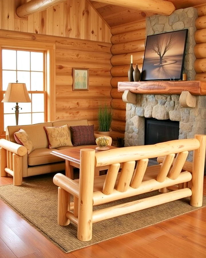 Log Furniture for Cabin