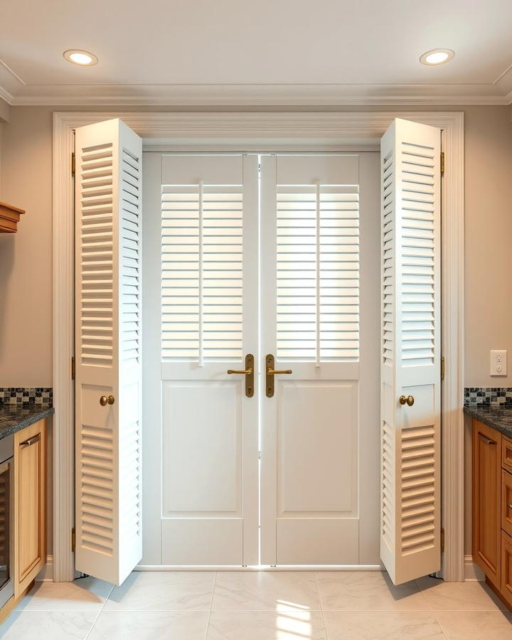 Louvered Doors for Added Ventilation