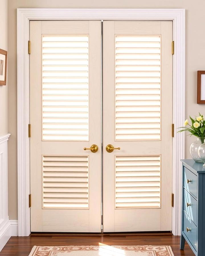 Louvered Doors for Ventilation