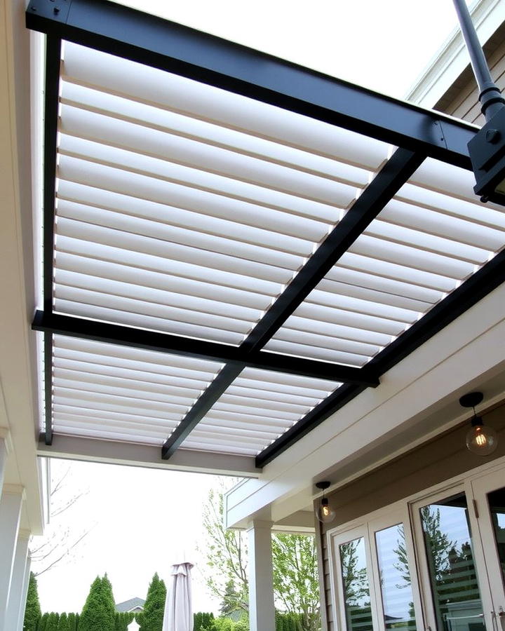 Louvered Gable Roof Patio