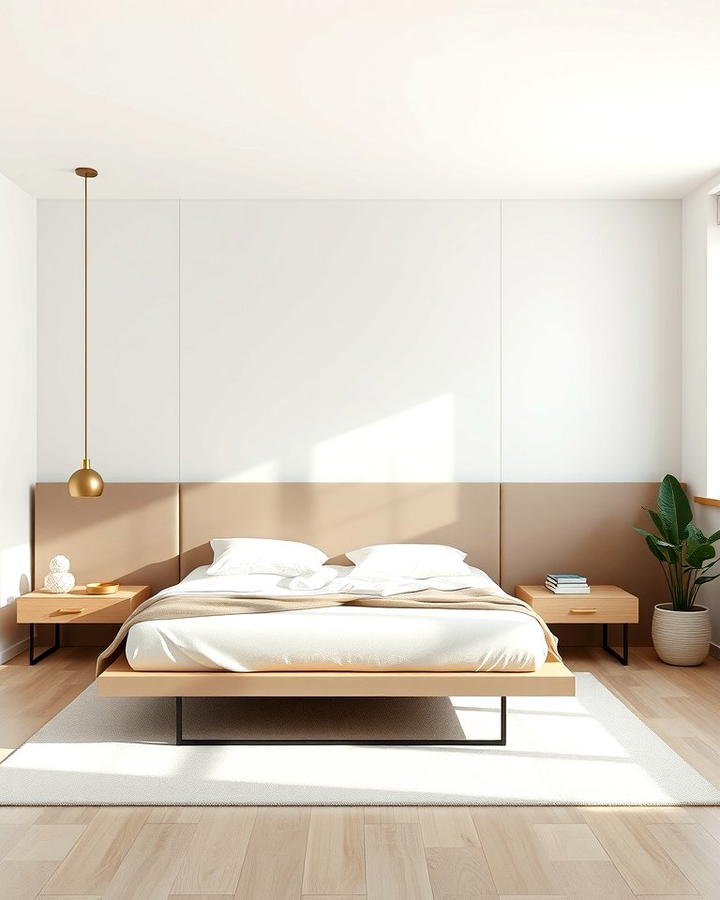 Low Bed Frame for a Minimalist Look