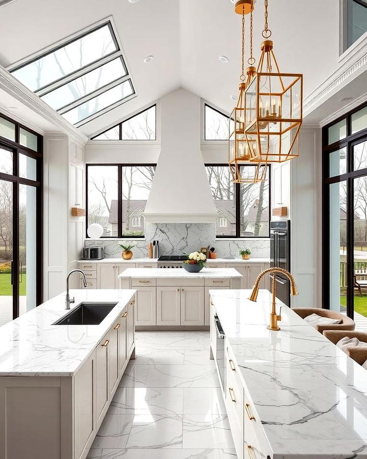 Luxe Sunroom Kitchen