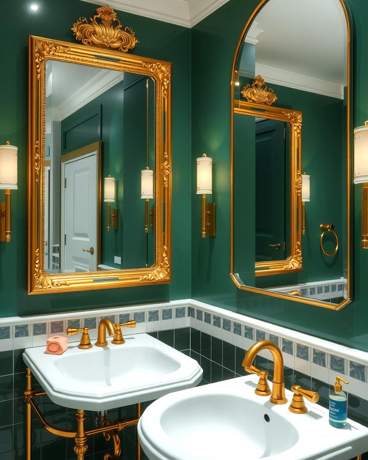 Luxurious Gold Framed Mirrors