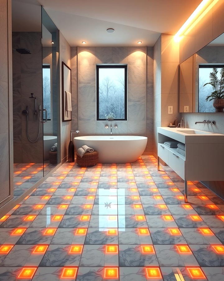 Luxurious Heated Floors