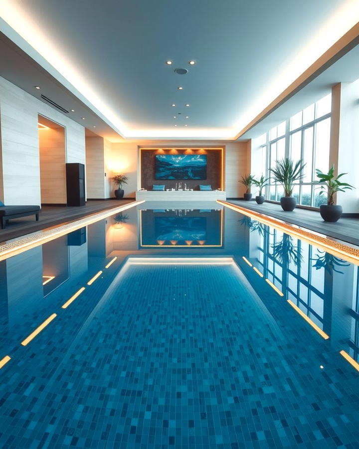 Luxurious Infinity Indoor Pool