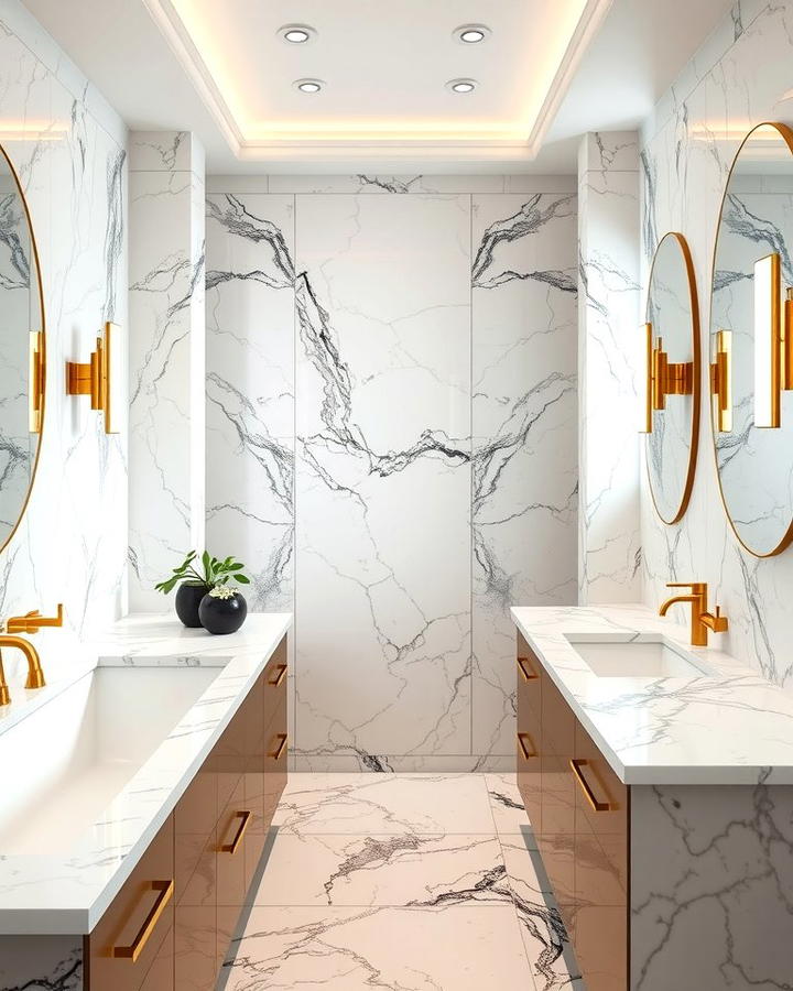 Luxurious Marble Accents