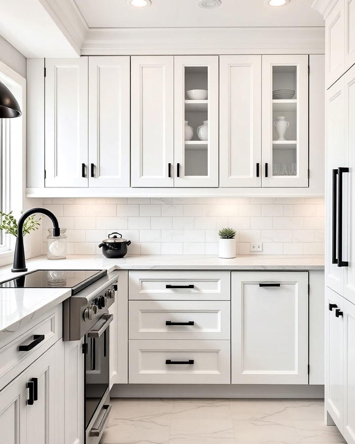 Luxurious Monochrome Kitchen