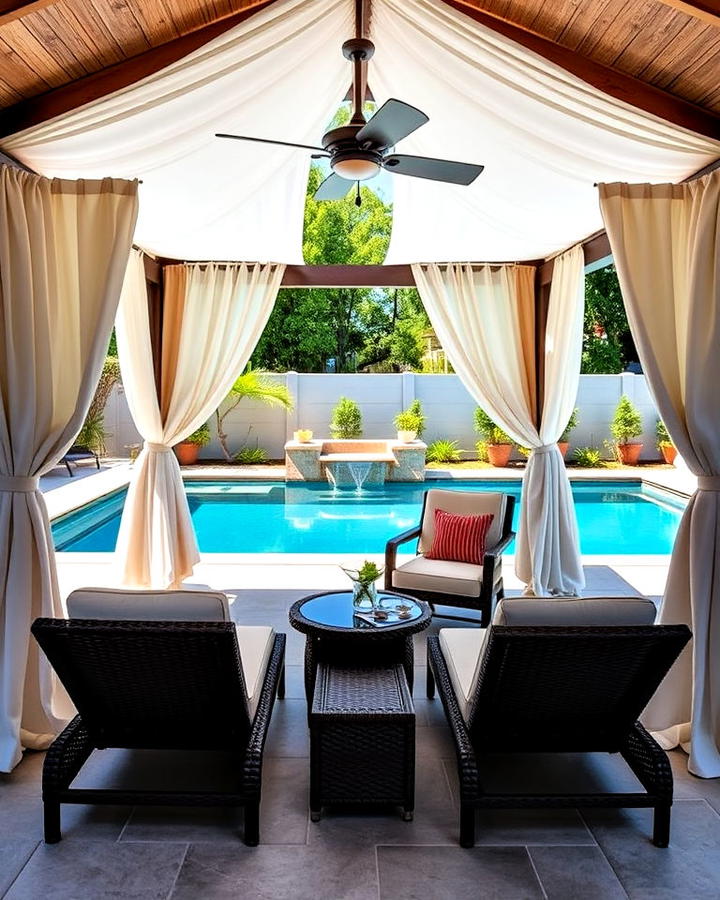 Luxurious Poolside Cabana