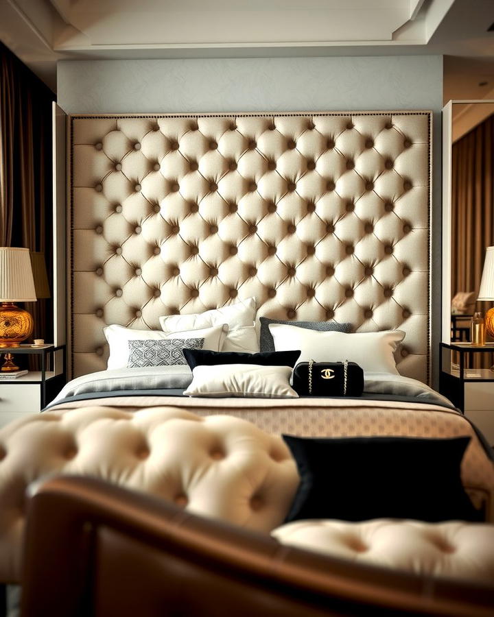 Luxurious Quilted Headboard