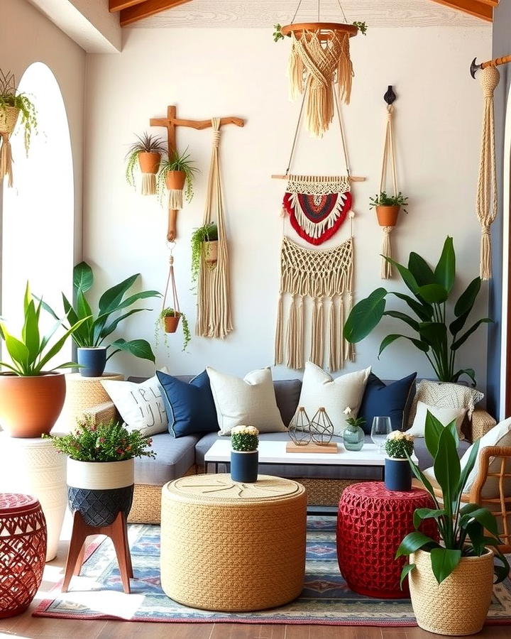 Macrame Accents for a Bohemian Touch