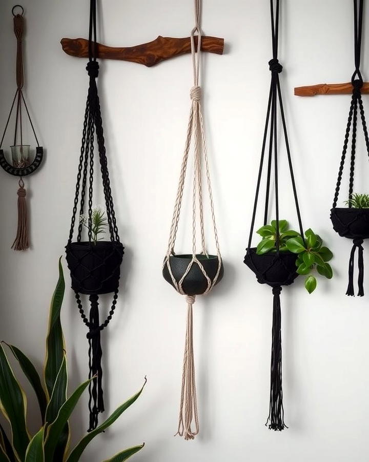 Macrame Details with a Dark Edge