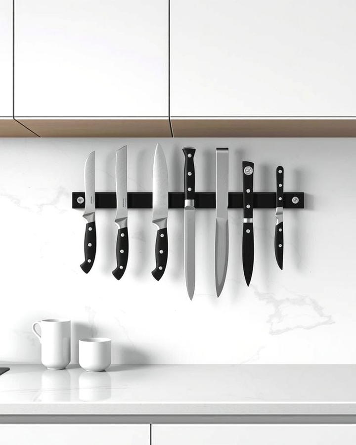 Magnetic Knife Strips for a Sleek Look