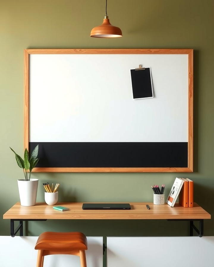 Magnetic Whiteboard or Chalkboard