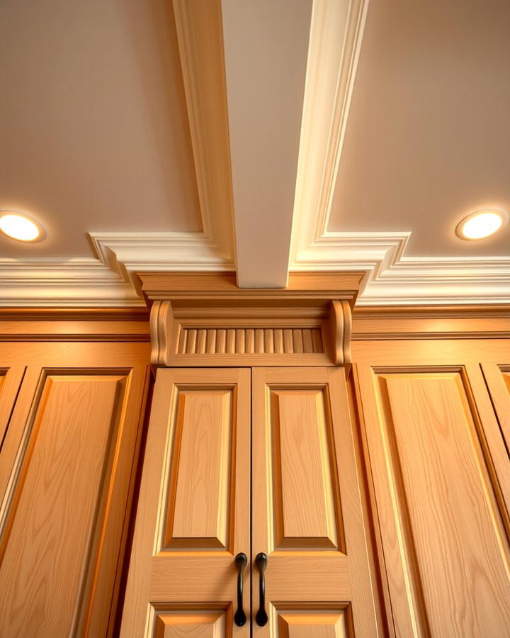 Maple Cabinets with Crown Molding