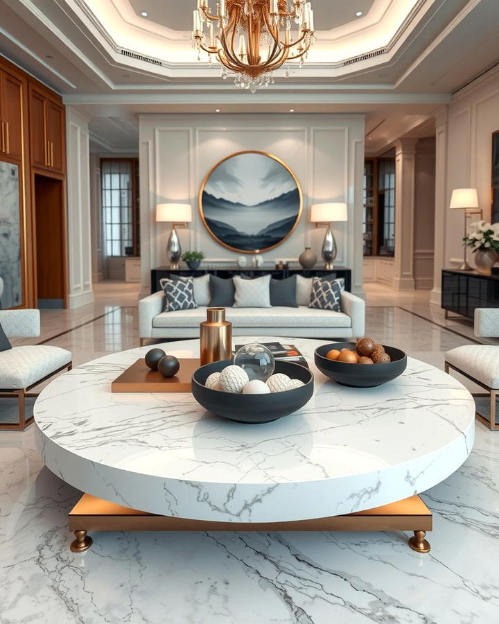 Marble Coffee Tables for a Luxe Finish