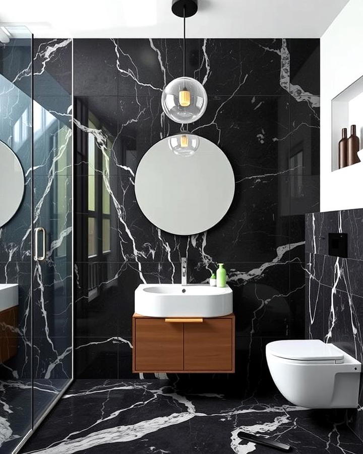 Marble Inspired Statement Walls