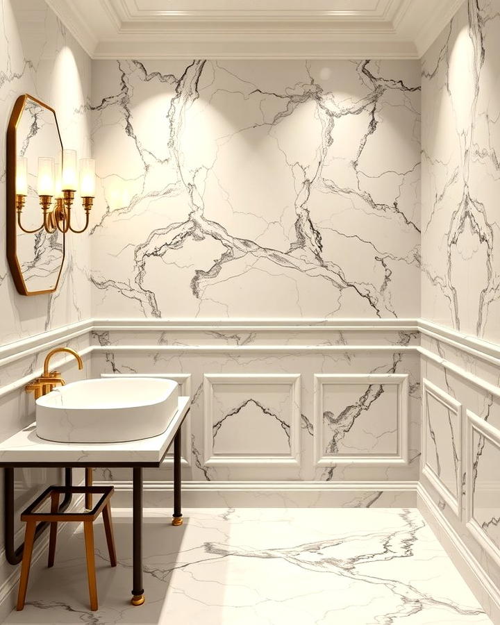 Marble Wainscoting