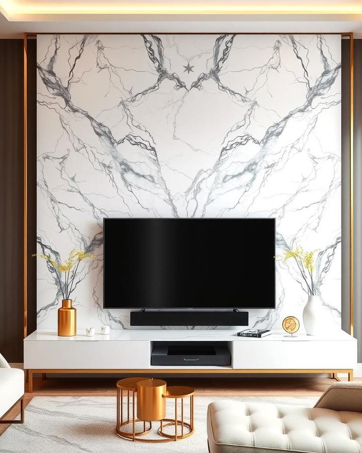 Marble or Faux Marble Finish