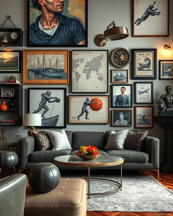 Masculine Art and Decor