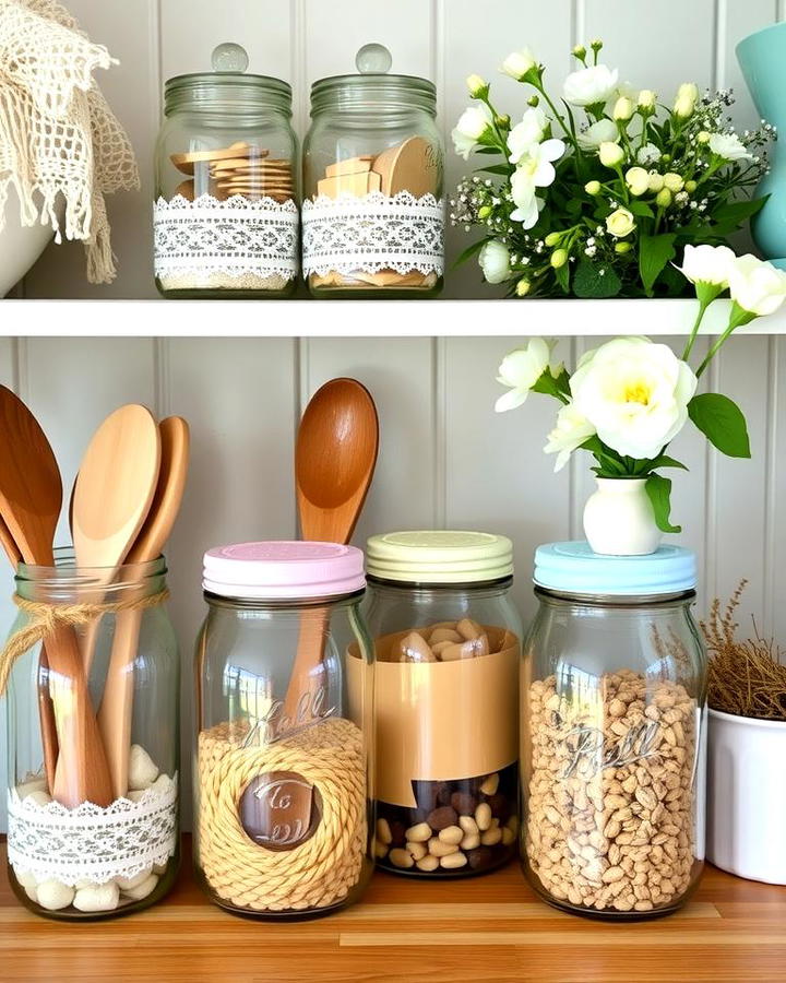 Mason Jar Storage