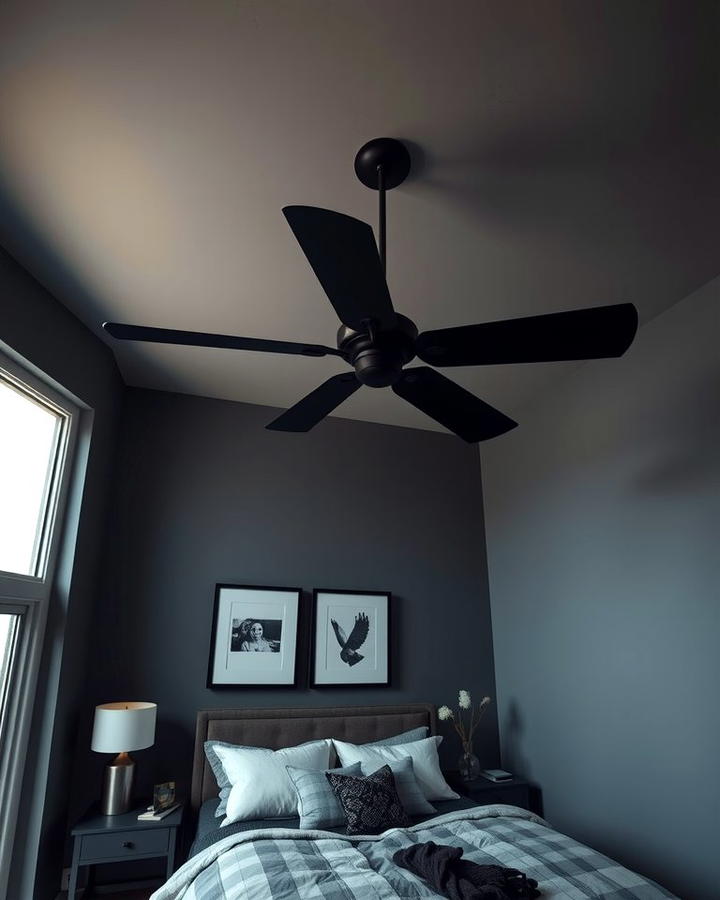 Matte Black Ceiling Fan