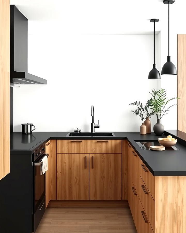 Matte Black Countertops for a Sophisticated Look