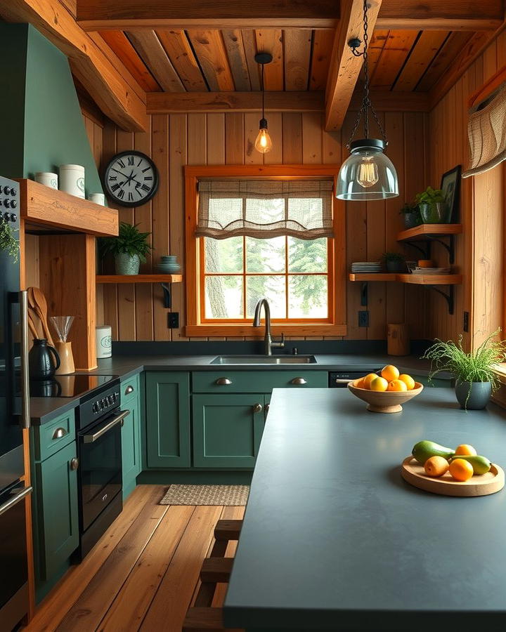 Matte Hunter Green for a Rustic Appeal