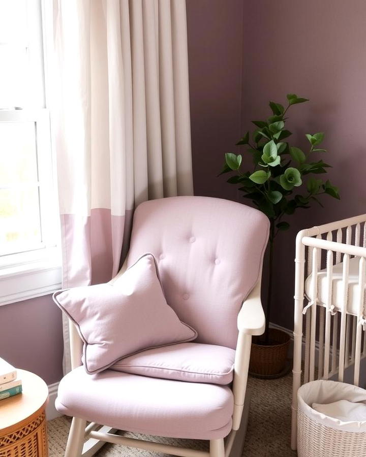 Mauve Chair Cushions for Subtle Comfort