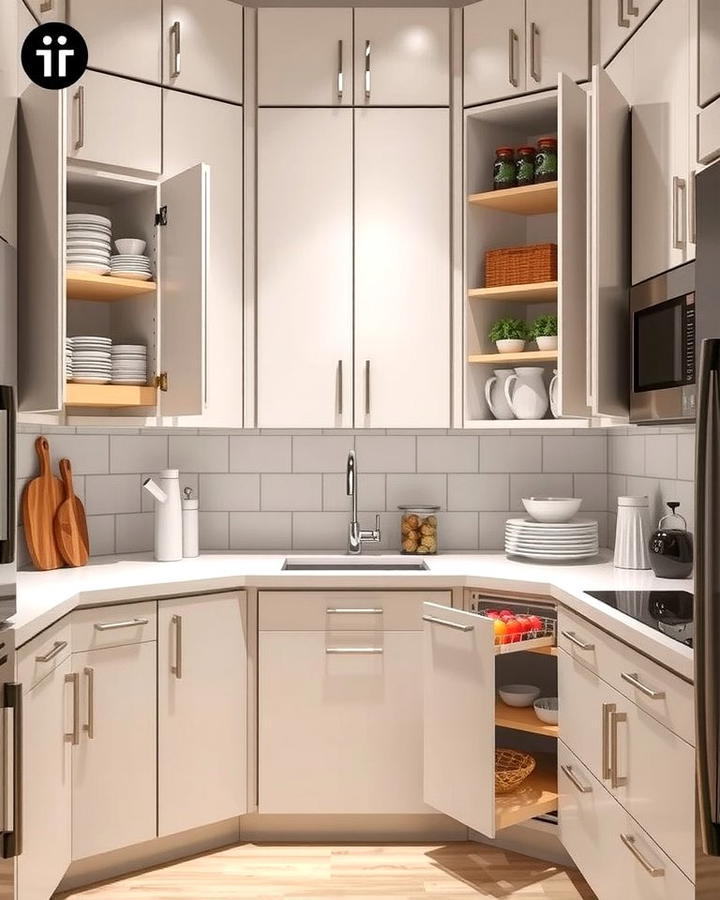 Maximizing Space with Corner Cabinets