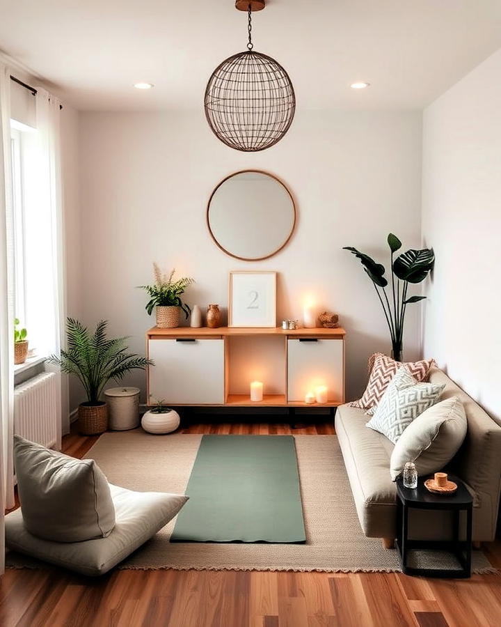 Meditation and Yoga Space in Den