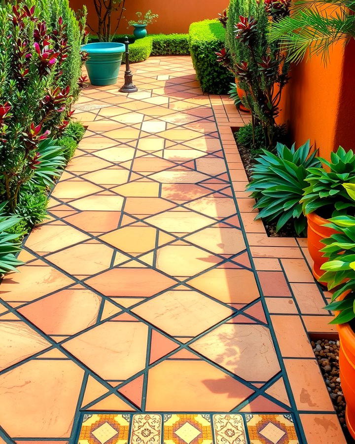 Mediterranean Style Walkway