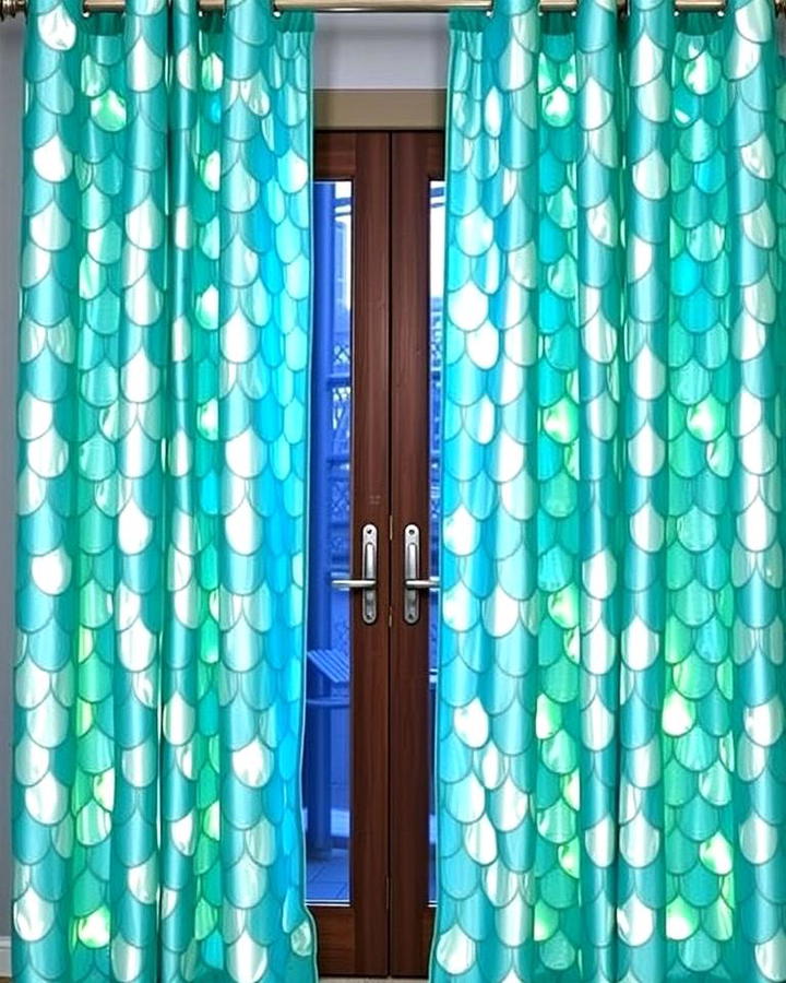 Mermaid Scale Curtains