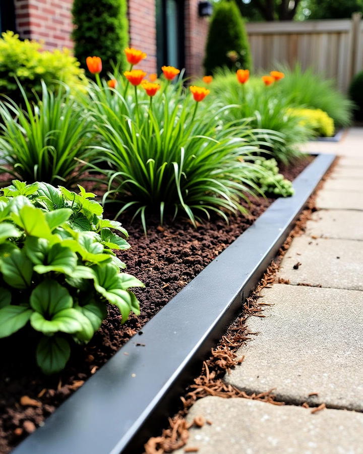 Metal Edging for Mulch Beds