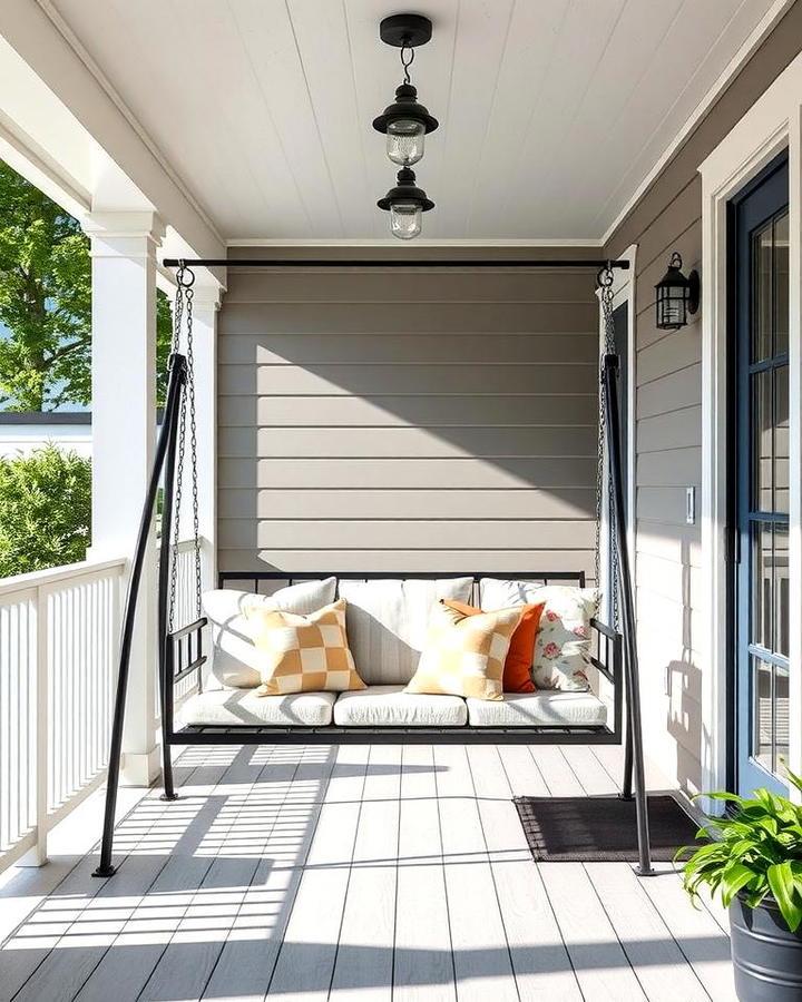 Metal Frame Porch Swing