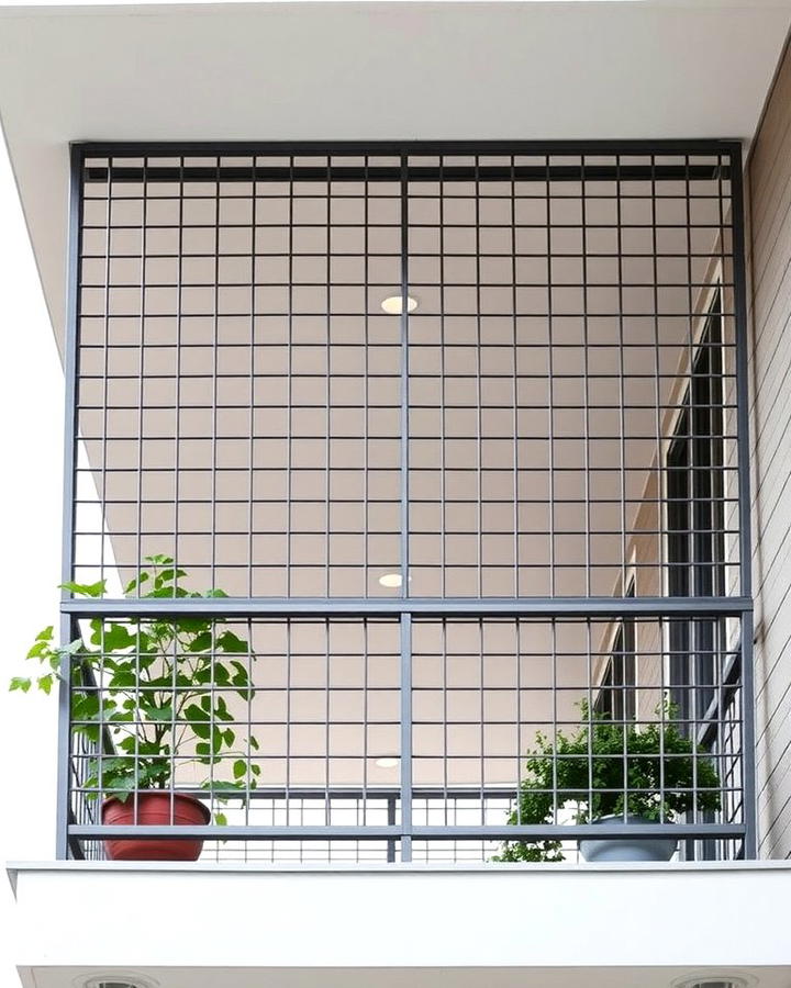 Metal Grid Trellis