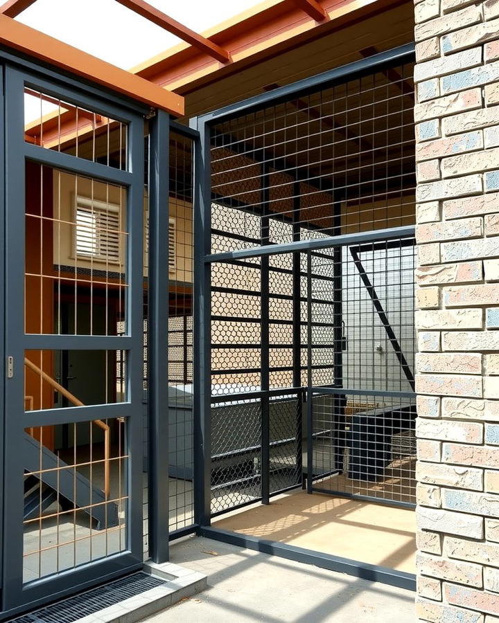 Metal Lattice Enclosure