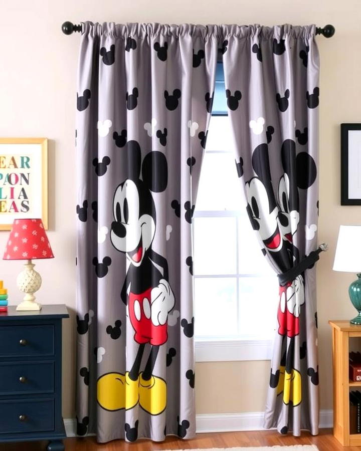 Mickey Mouse Curtains