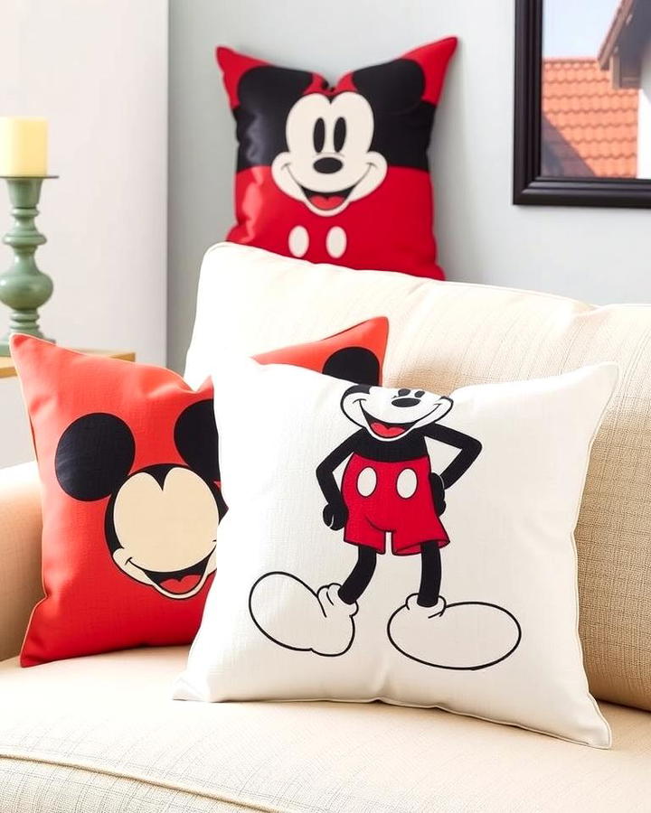 Mickey Mouse Throw Pillows