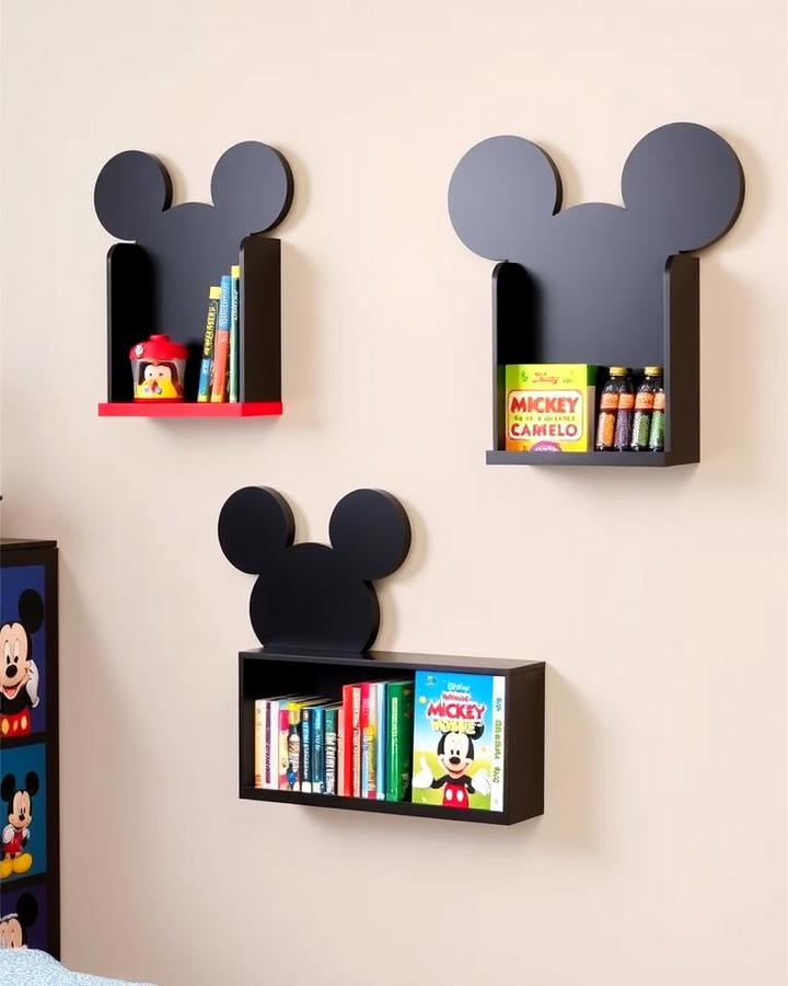 Mickey Mouse Wall Shelves