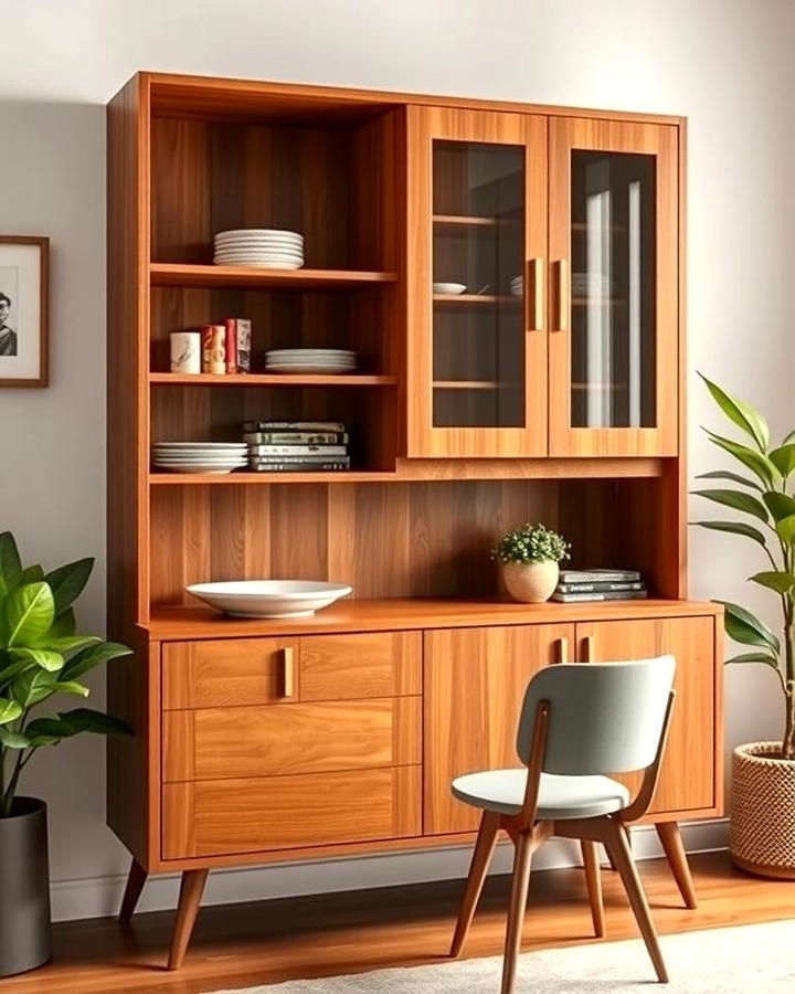 Mid Century Modern Hutch