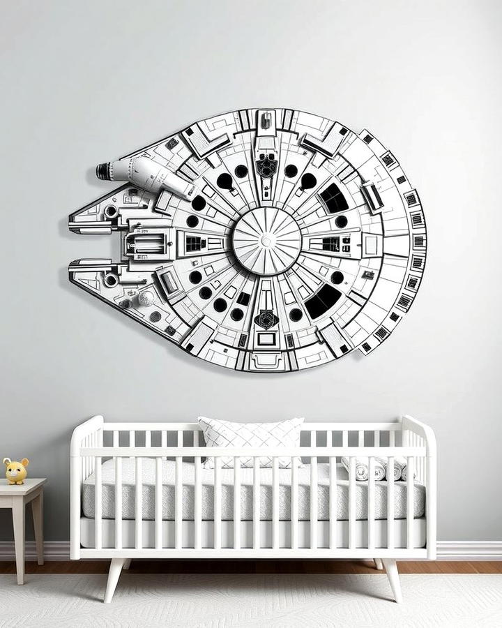 Millennium Falcon Wall Art