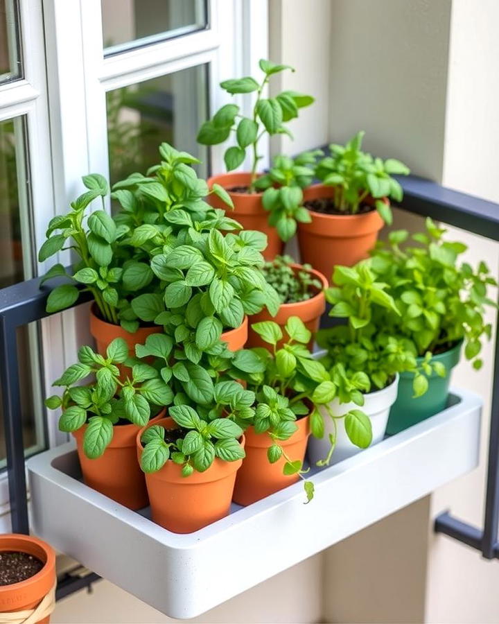 Mini Herb Garden Balcony