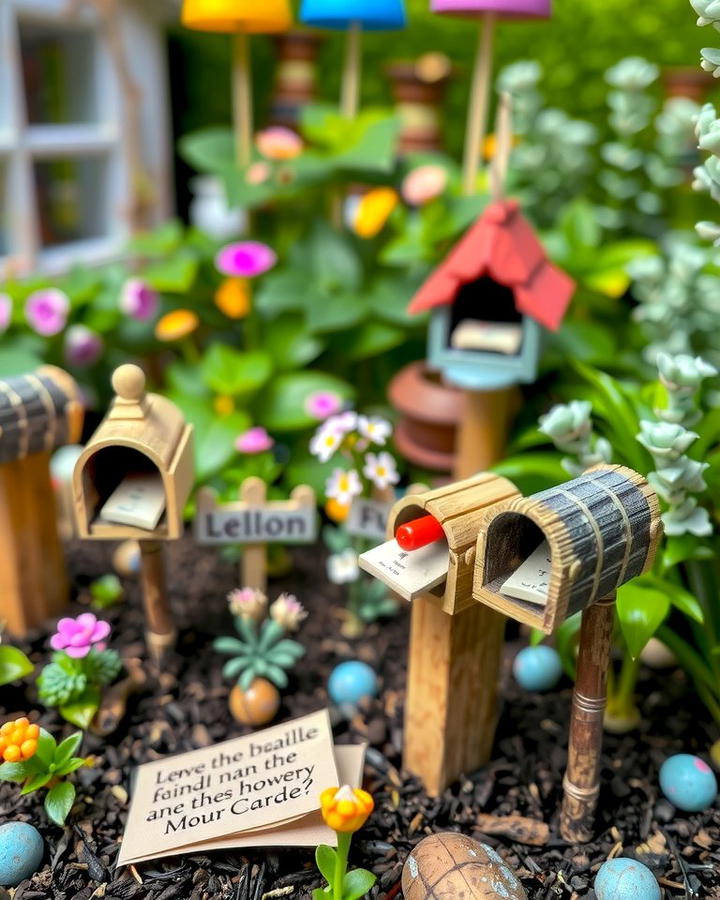 Miniature Fairy Mailboxes