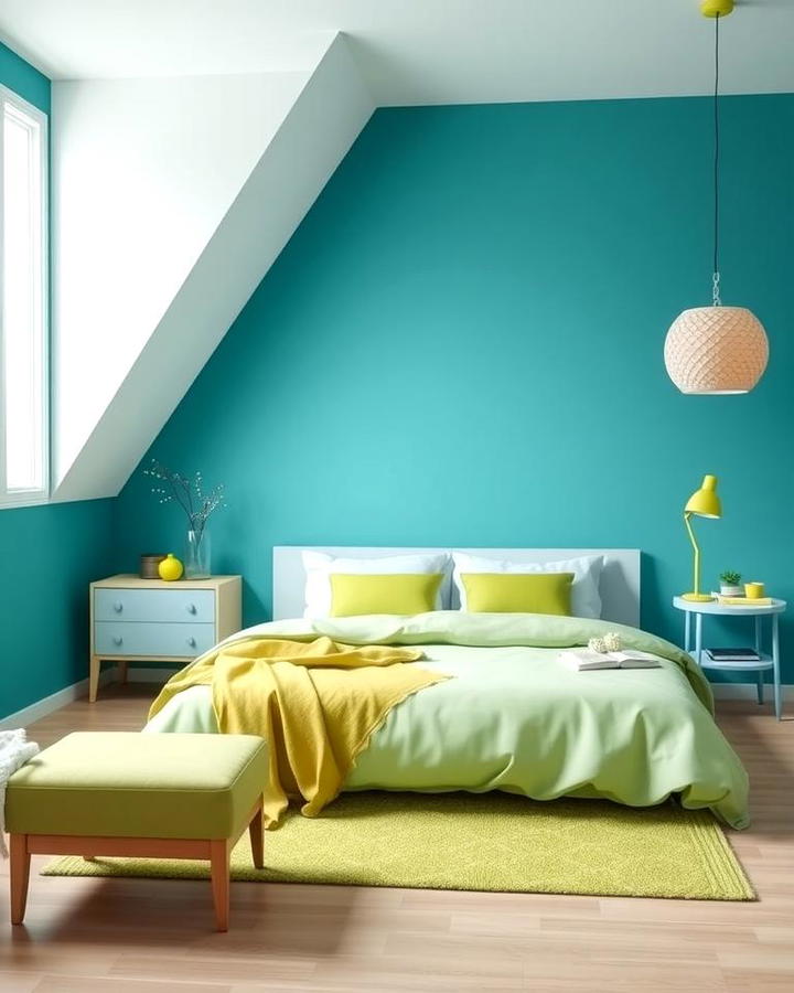 Minimalist Aqua and Lime Scheme