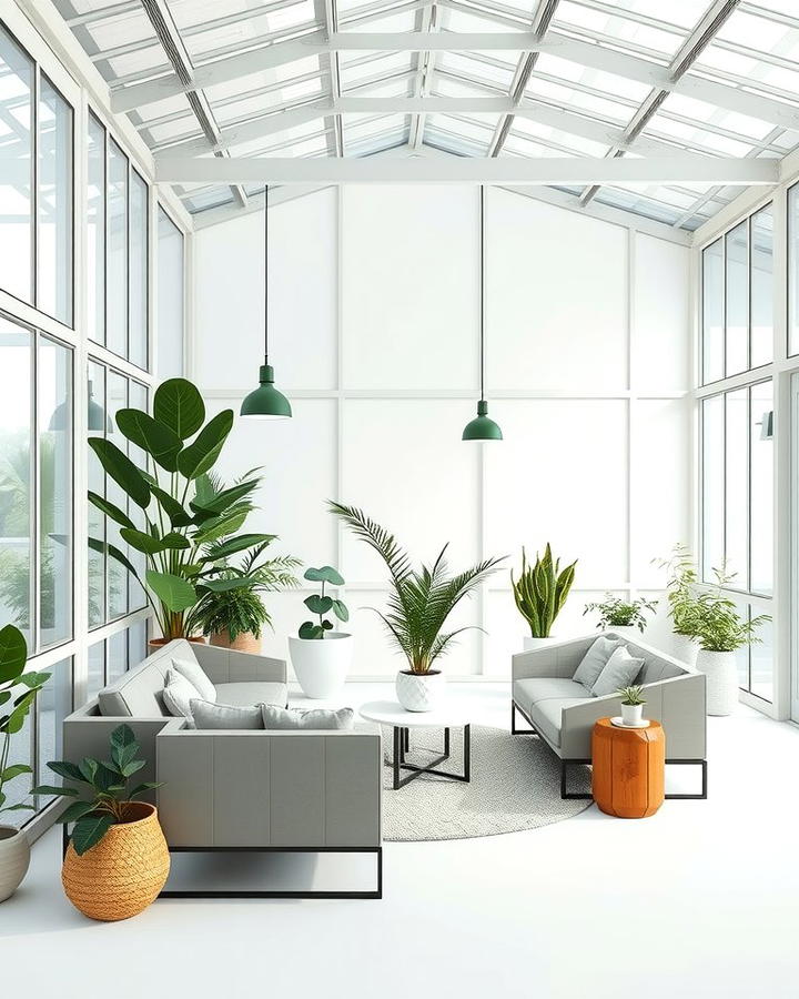 Minimalist Greenhouse Design