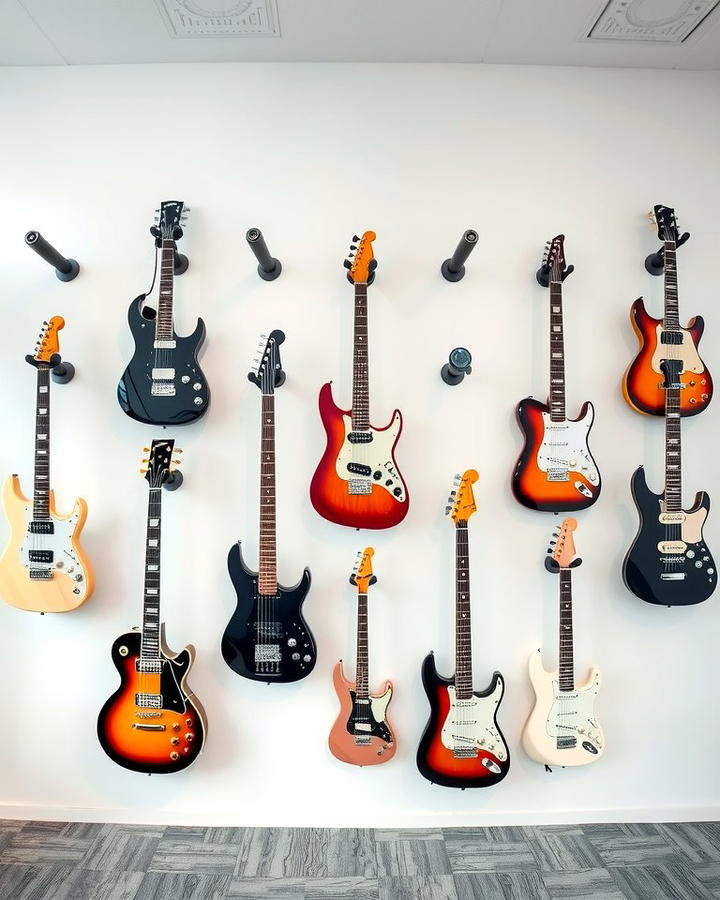 Minimalist Guitar Wall