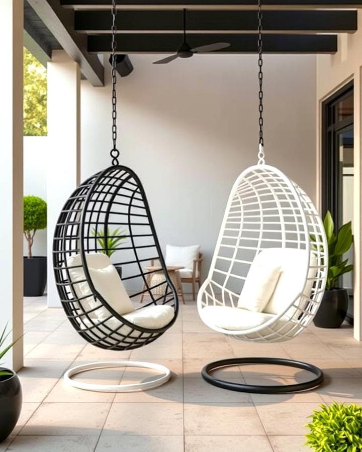 Minimalist Hanging Chairs