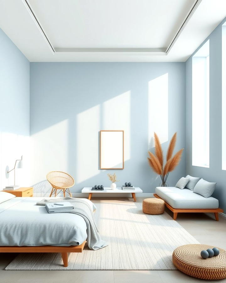 Minimalist Light Blue Haven